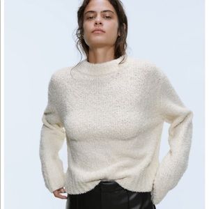 Zara chunky Knit slightly cropped Sweater